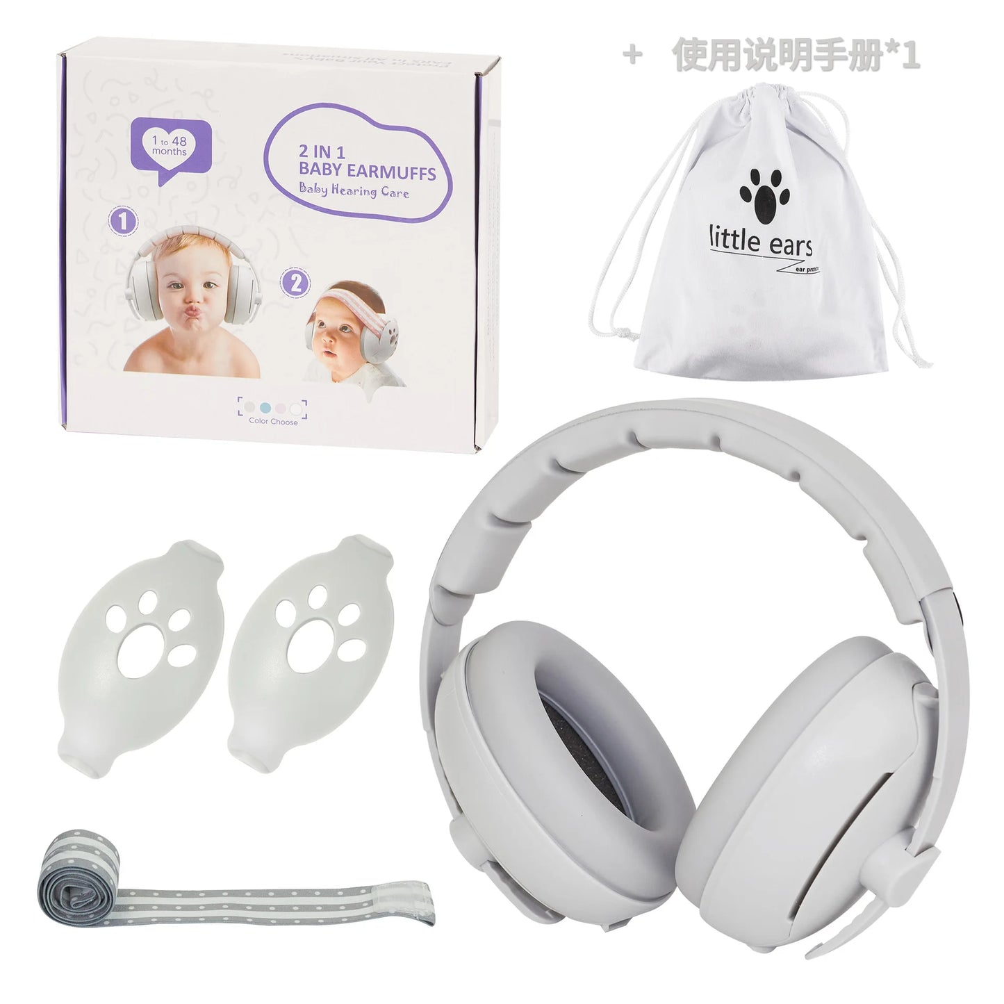 Baby Ear Protection for Babies and Toddlers Noise Reduction Earmuffs Baby