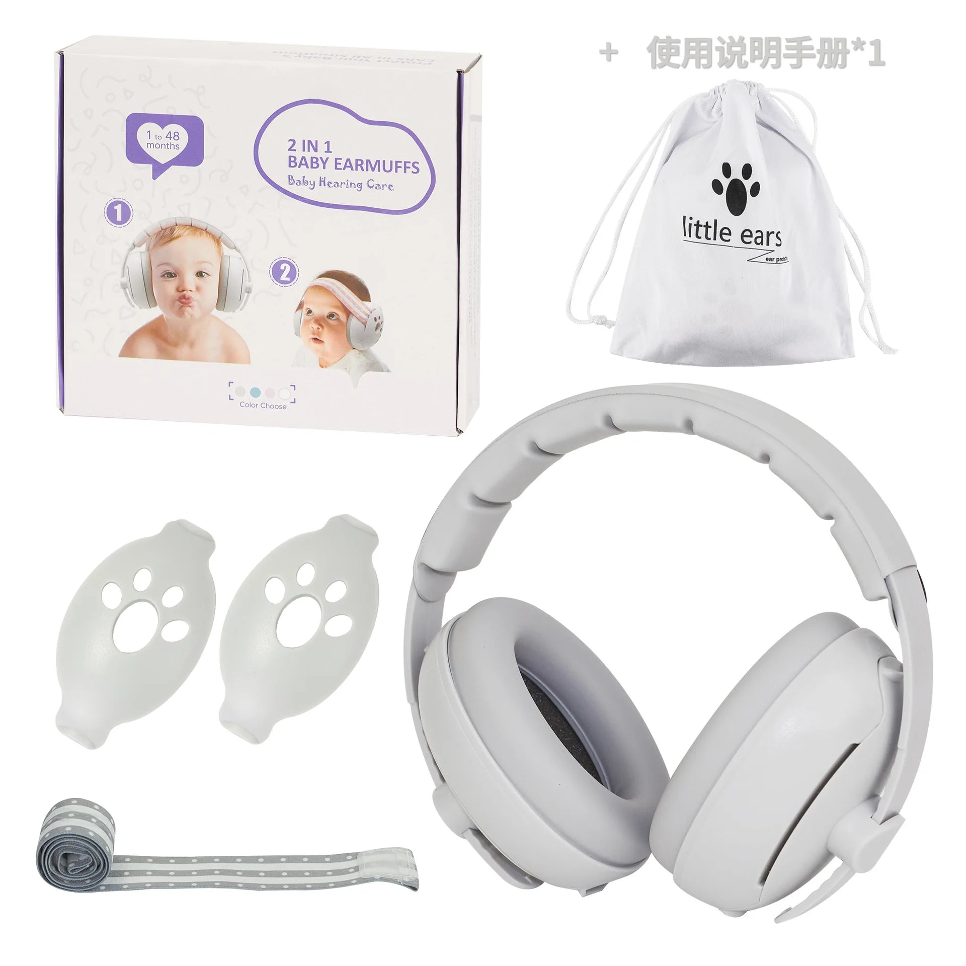 Baby Ear Protection for Babies and Toddlers Noise Reduction Earmuffs Baby